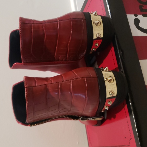 Sam Edelman Highland Boots, Red - Picture 4 of 5